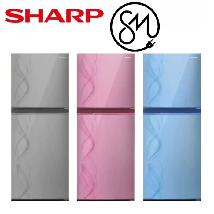 Kulkas Sharp 2 pintu SJ-237ND AB AP 237ND SJ237 205 L Kirei
