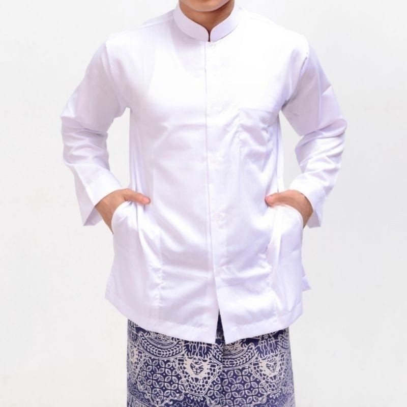 koko Haibah Ammu Ibrahim Baju Koko Polos Haibah Exlusive