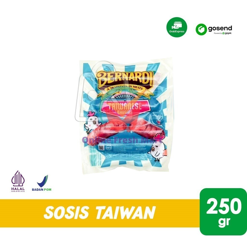 

Sosis Ayam Madu Taiwan Sausage BERNARDI Lapchiong Halal 250g (KHUSUS INSTANT) - Online Fresh Mart Denpasar