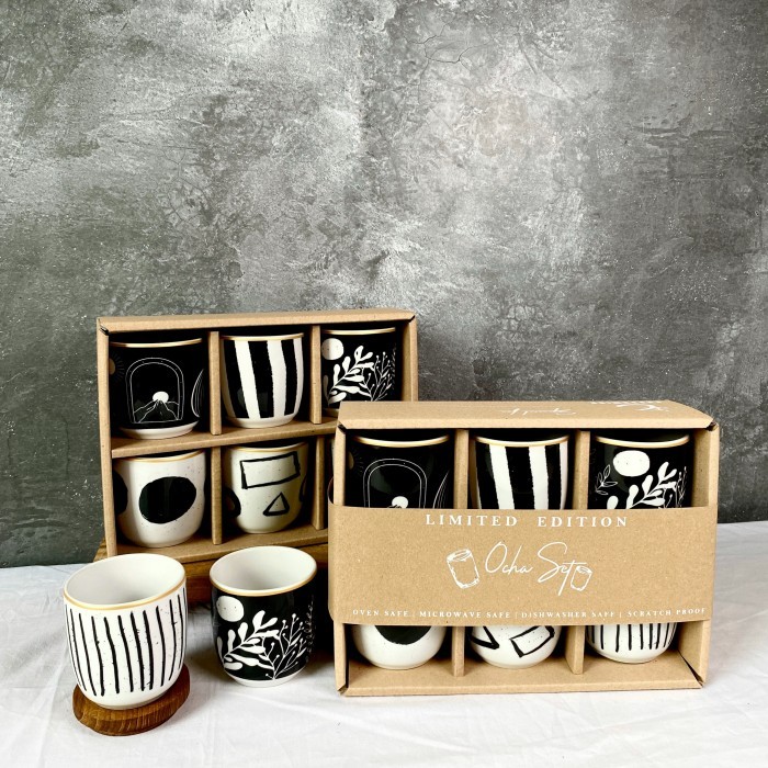 

Gelas Keramik Ocha Mamba Wedding Gift Set by Carramica - 6ocha //26