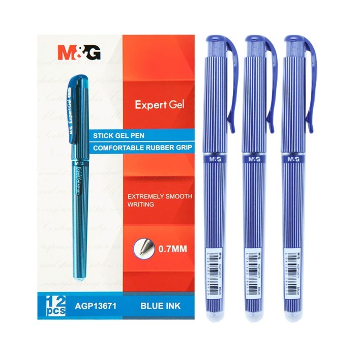 

Ballpoint Gel M&G AGP13671 Gel Pen 0.7mm Stick Expert Barrel