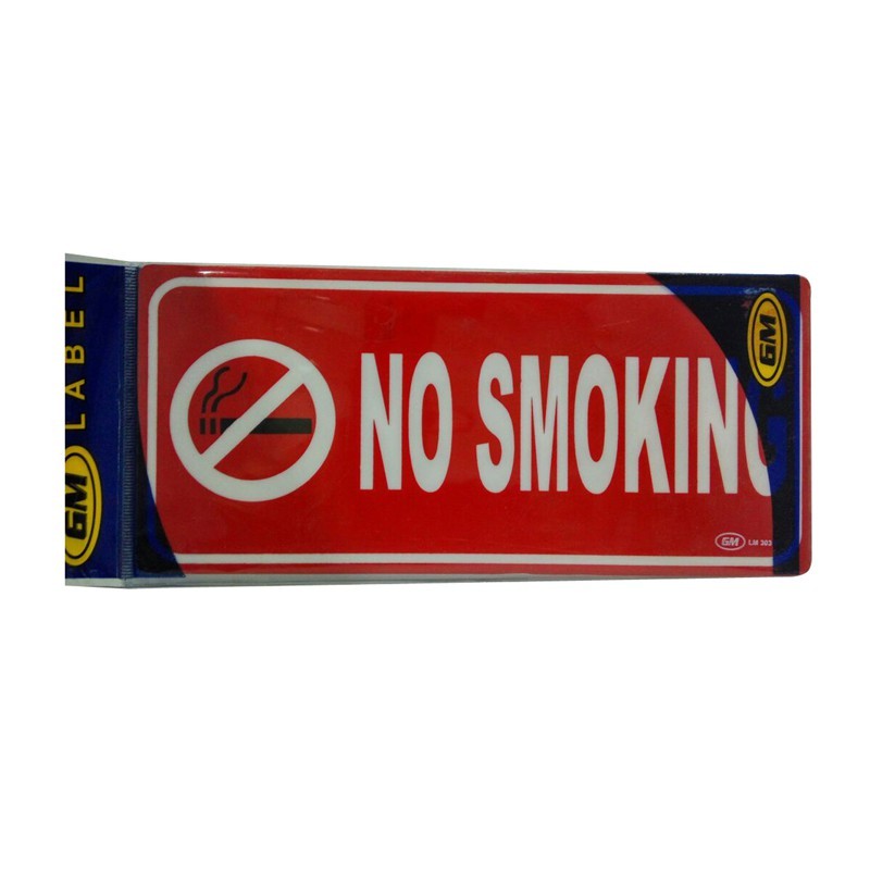 

GM LABEL MEDIUM LM 303 WARNA NO SMOKING