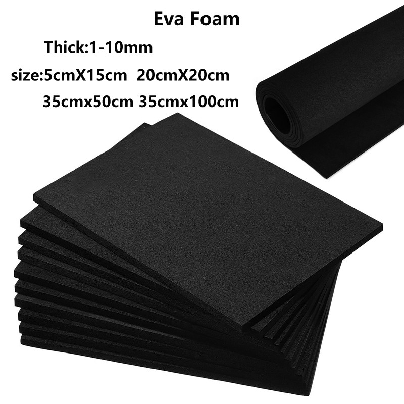 

1pcs Both Smooth Environmentally-Friendly 3/5/10 mm Eva Foam Sheets,Craft Handmade Cos play Material