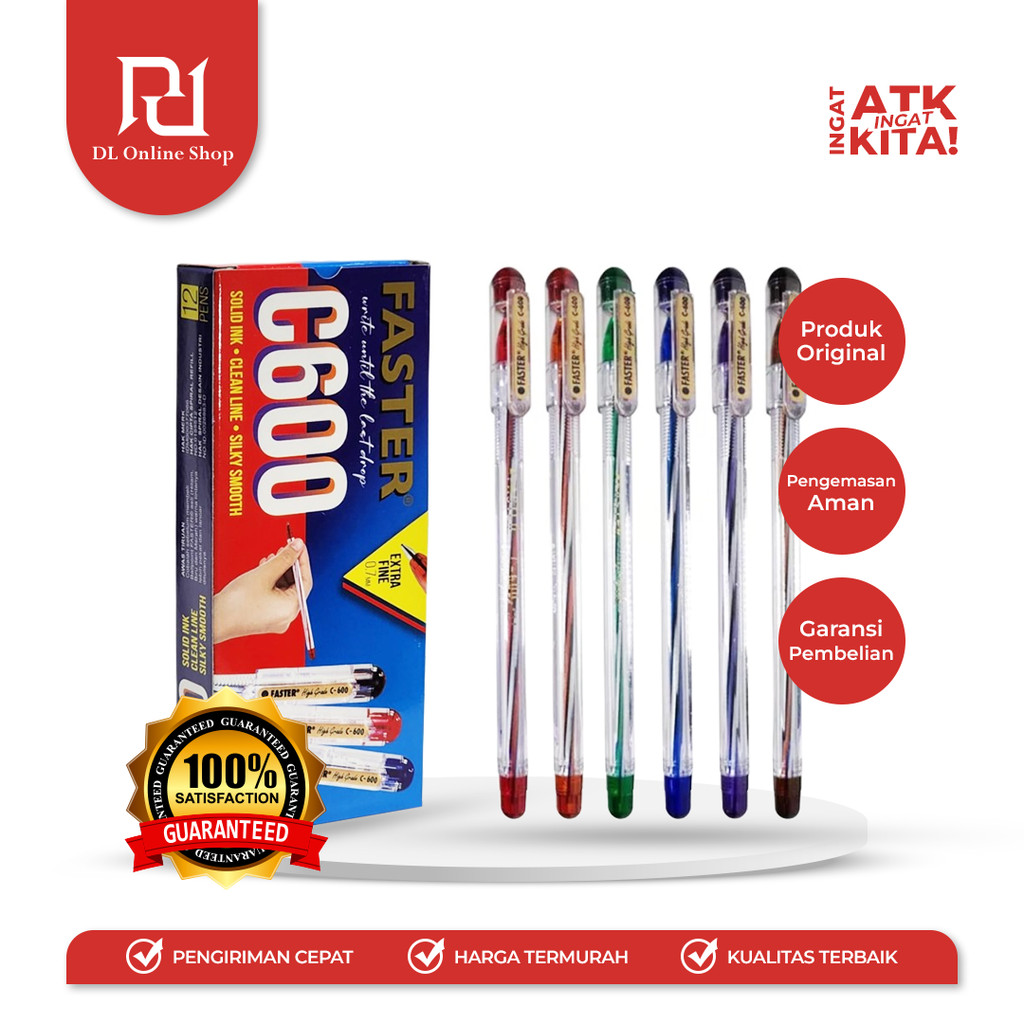 

FASTER PULPEN C600 (1LSN/ 12PCS)