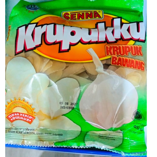 

senna kerupuk bawang 400g