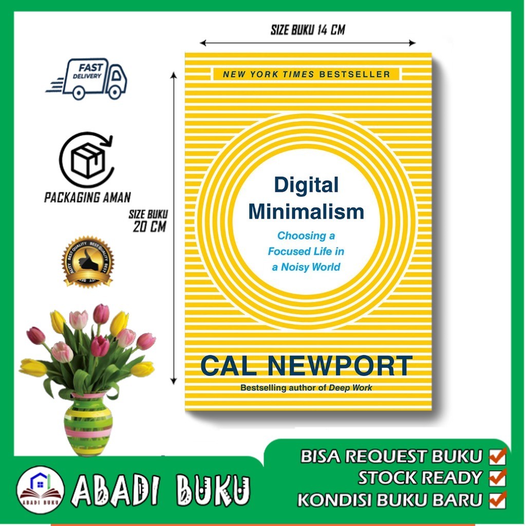 Buku Digital Minimalism by Cal Newport