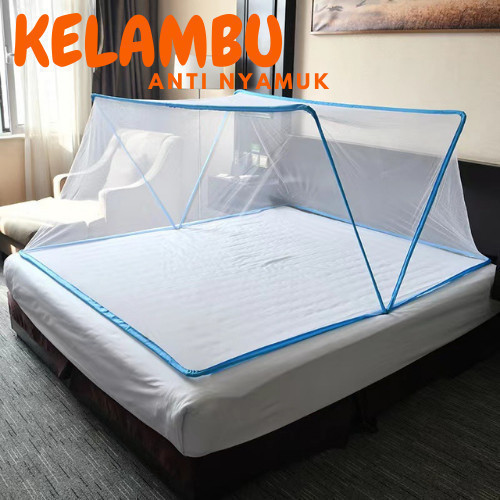 Kelambu Lipat Anti Nyamuk Tenda Kotak Premium