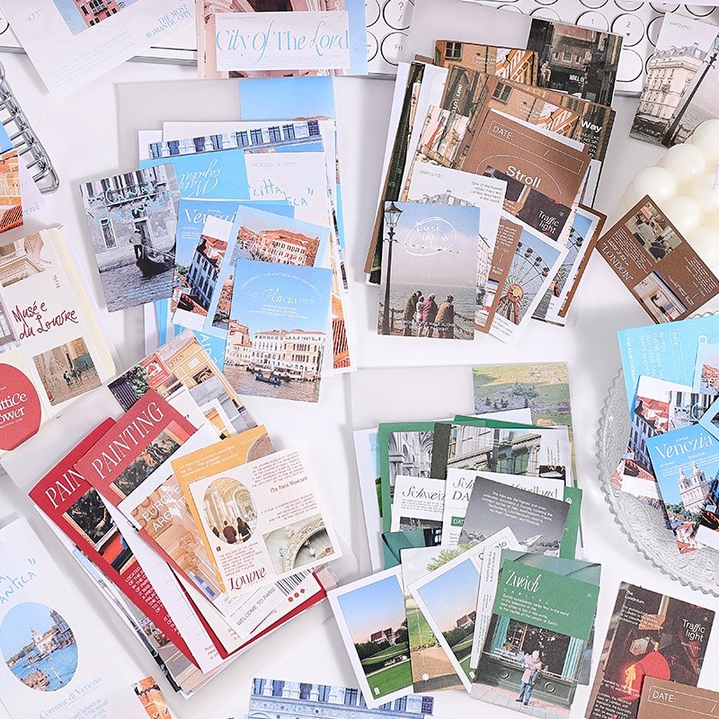 

City Roaming Series Deco Pack Journaling Kit Diy Paper Sticker