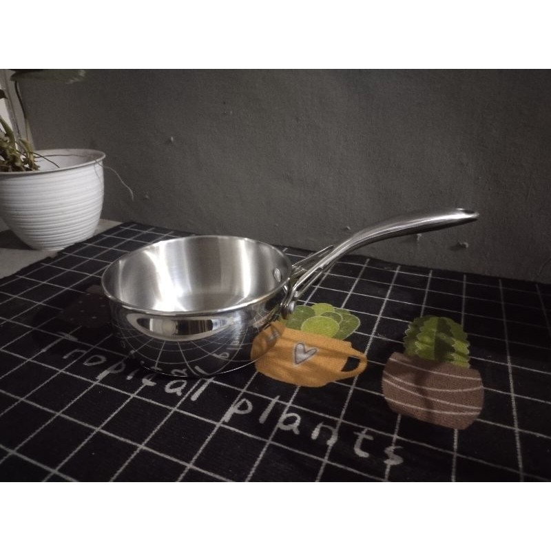 XW79BM Sauce Pan Tivoli 14cm Panci Susu Stainless Steel Tanpa GC