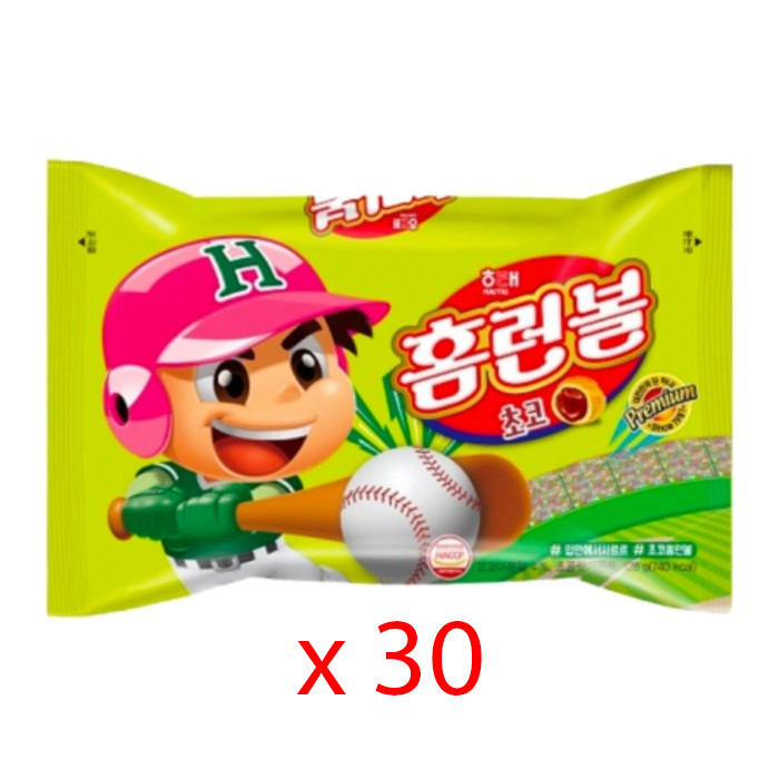 

Homerun Ball Choco - Biskuit Korea Bentuk Bulat Rasa Cokelat 46g x 30