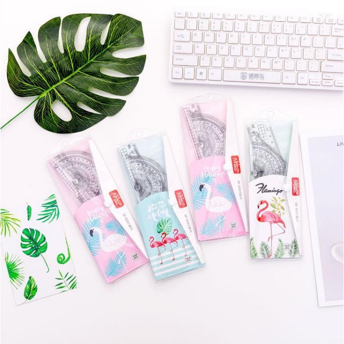 

❀SS❀ PENGGARIS PLASTIK 1 SET ISI 4PCS MODEL / RULER 1 SET LUCU PP109