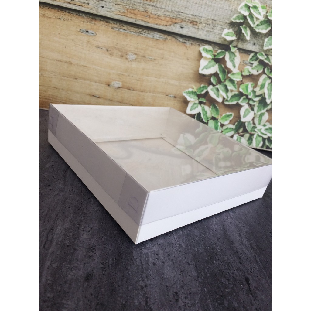 

Big Kraft Cake Gift Boxes Clear PVC Window Transparent Lid Gifts For Guest Cookie Candy Wedding Packaging Box Ideas