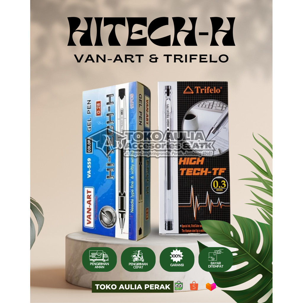 

PEN TRIFELLO/PEN VAN-ART/PEN MURAH MERIAH/PEN TERMURAH/PEN MAKNA PESANTREN PONDOK/PEN TRIFELLO 0.3/ PEN HITECH VAN-ART .28