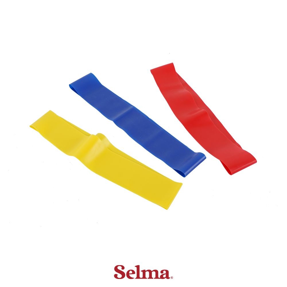Selma Resistance Band Tension Gym & Workout Set 3 Pcs Tali Karet Elastis Alat Fitness Alat Gym Peral