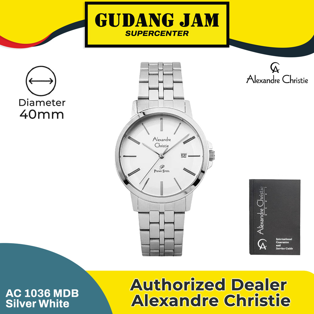 Alexandre Christie pria - Jam Tangan Pria Alexandre Christie AC 1036 MDB AC1036 AC 1036 MDBSSSL Stai