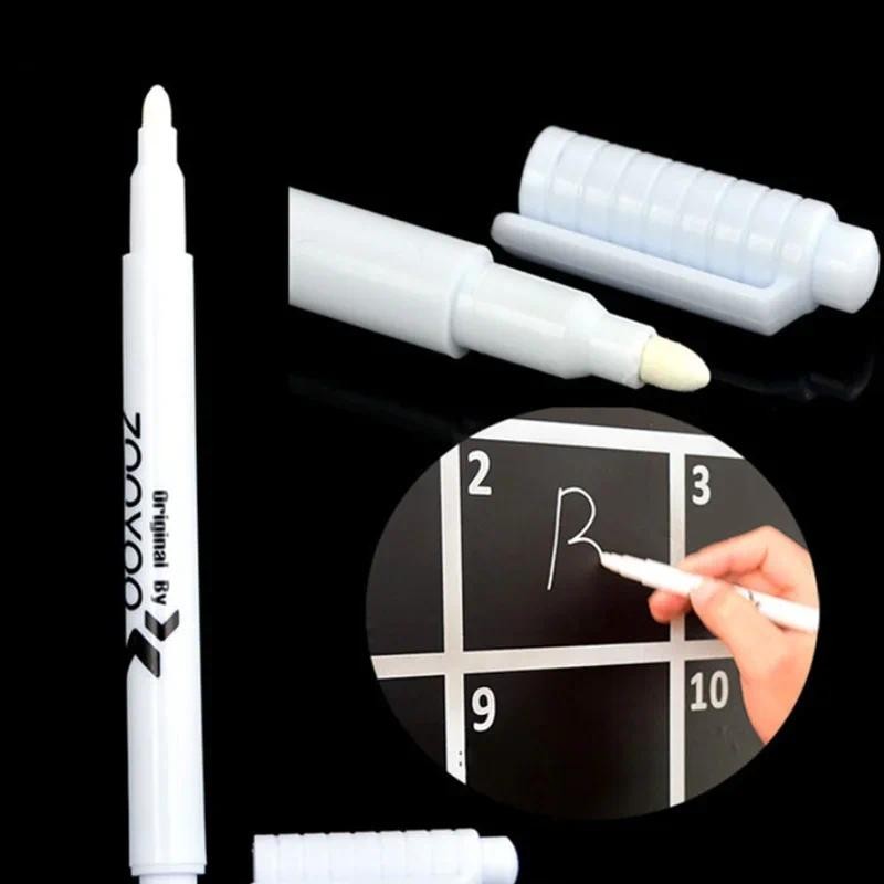 

3/10Pcs White Liquid Chalk Erasable Pen Marker For Glass Windows Electronic Blackboard Chalkboard Window White Pen