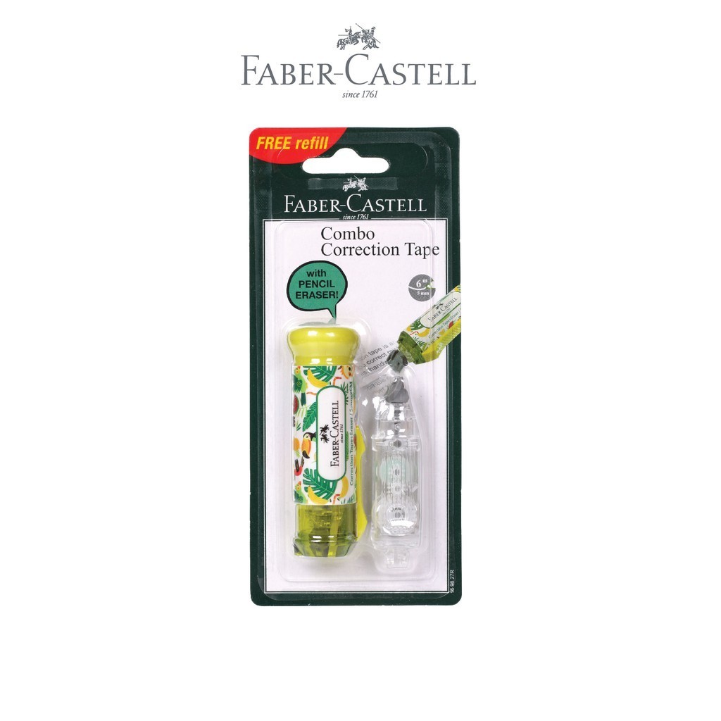 

Faber Castell Combo Correction Tape Yellow Sloth + 1 Refill