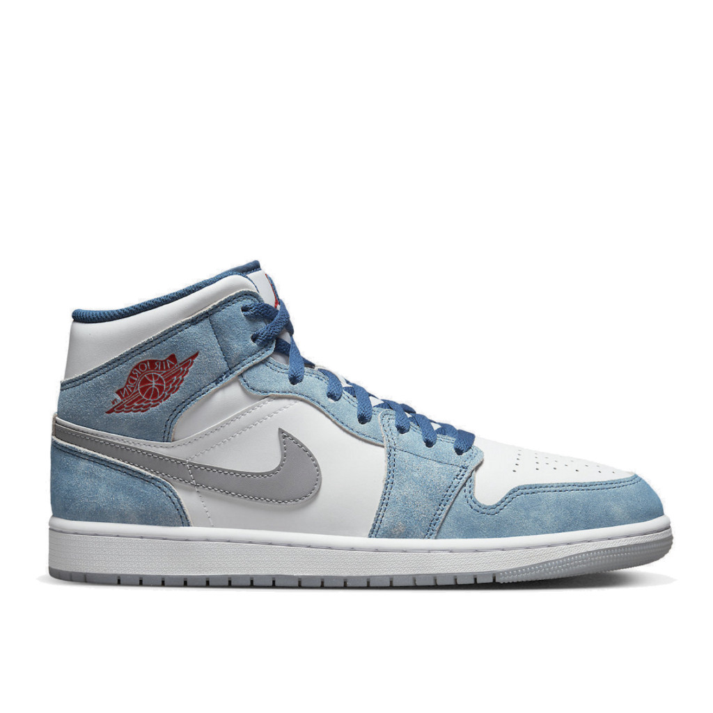Asli & Ready Air Jordan 1 Mid French Blue Fire Red