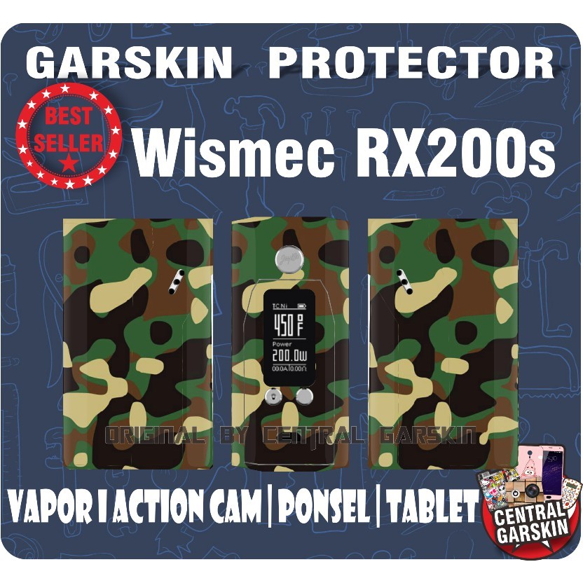 PROMO Garskin Wismec Rx200s red