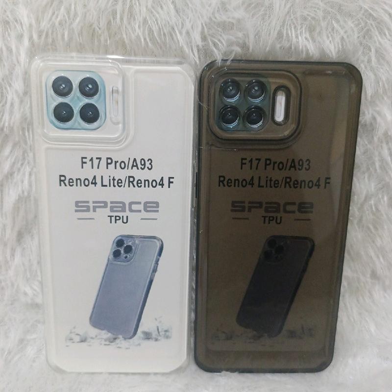 SOFT CASE BENING TRANSPARAN OPPO RENO 4F/OPPO RENO 4 Lite/OPPO F17 PRO/OPPO A93 SILIKON CASING CLEAR