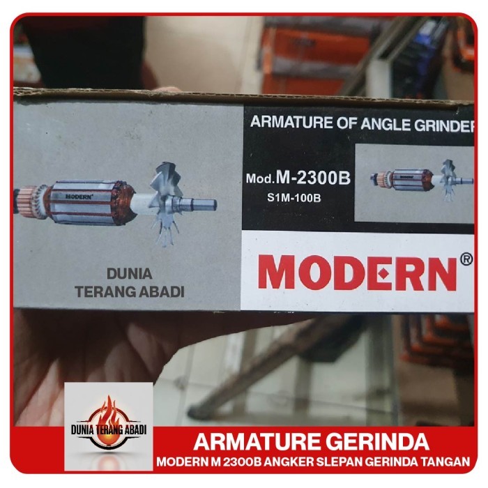 MODERN Armature Gerinda Tangan M 2300B/ Angker Slepan M2300B Modern