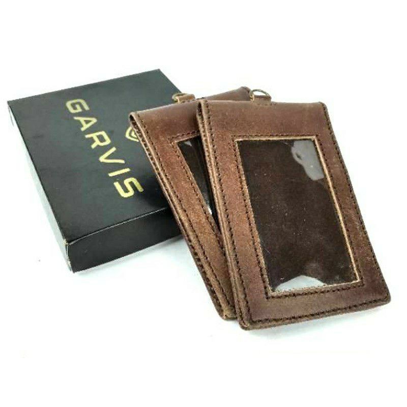 

Id Card Holder Magnet Kulit Tanpa Tali Leather Asli Garut