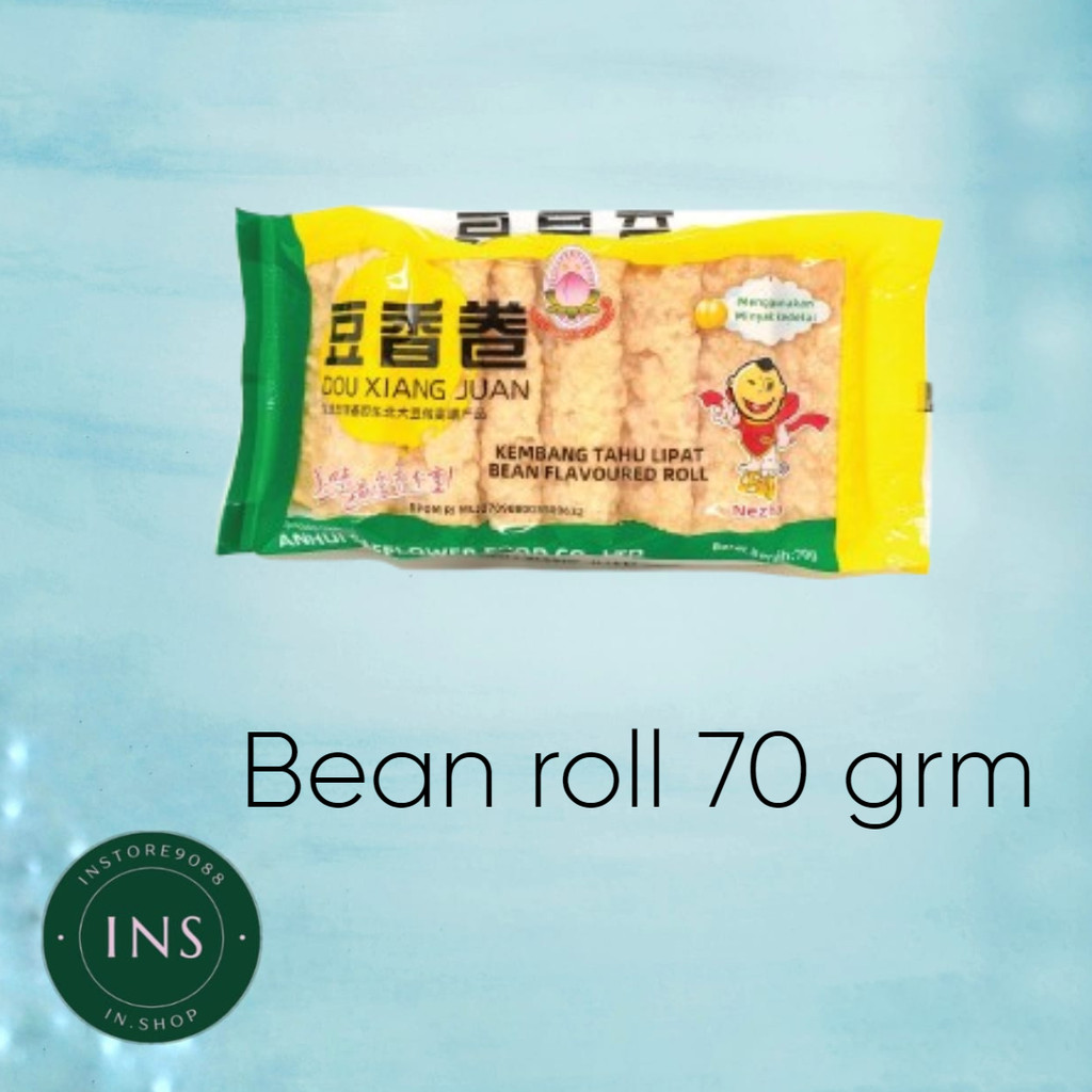 

Bean flavoured roll kembang tahu lipat 70 grm