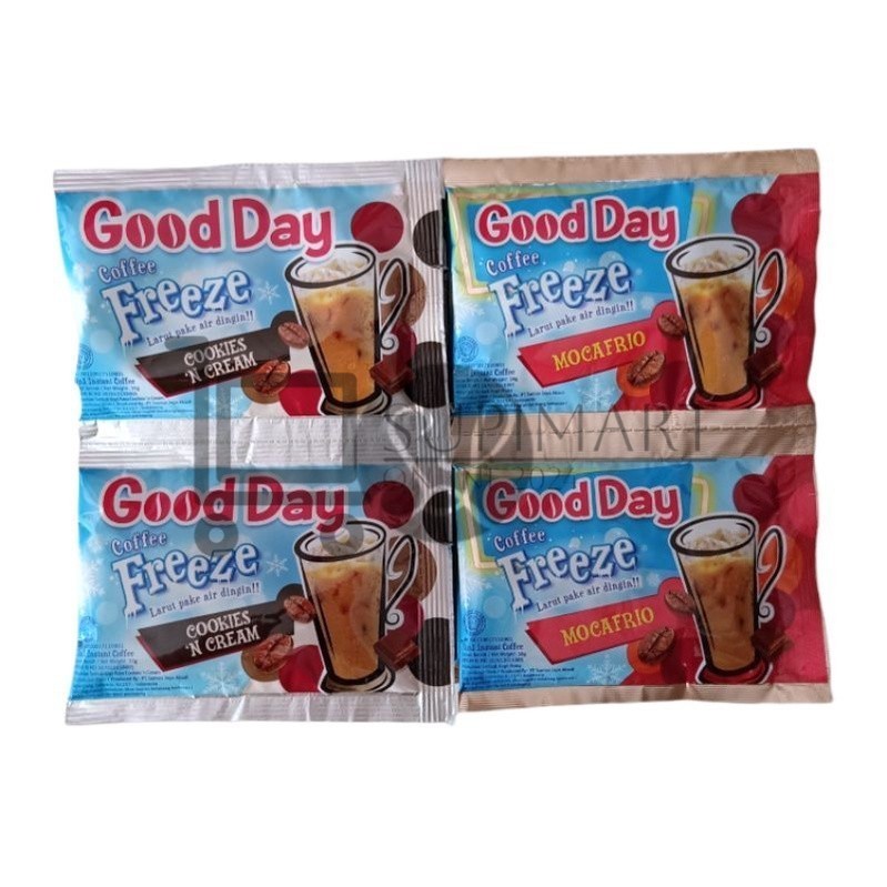 

Good Day Kopi Freeze Mocafrio 30gr Renceng Isi 10pc Sachet