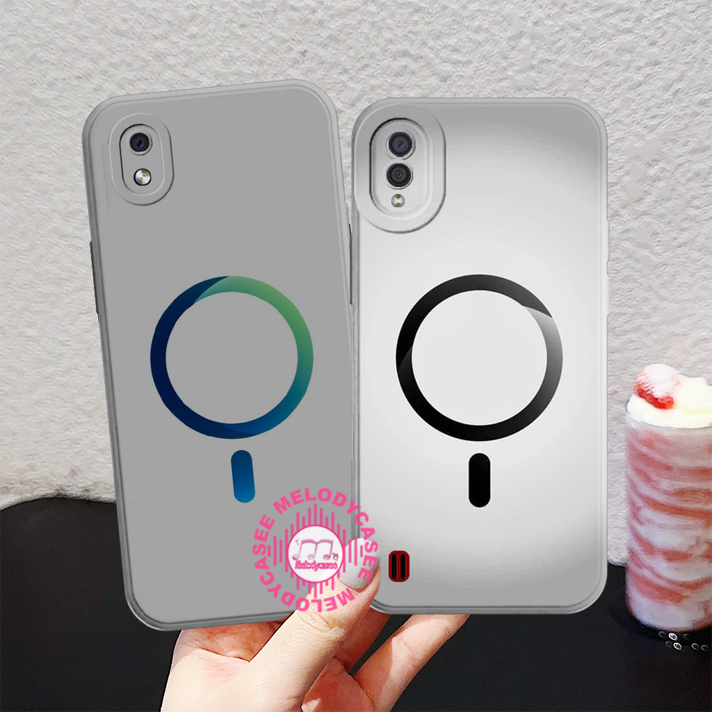 Case Samsung A01 / A01 Core Bergambar Lingkaran Kekinian - Softcase Karakter Anti Slip