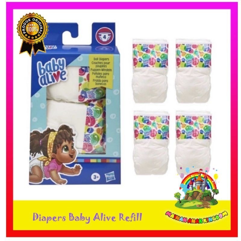 Baby Alive Aksesoris Boneka Diapers E9119