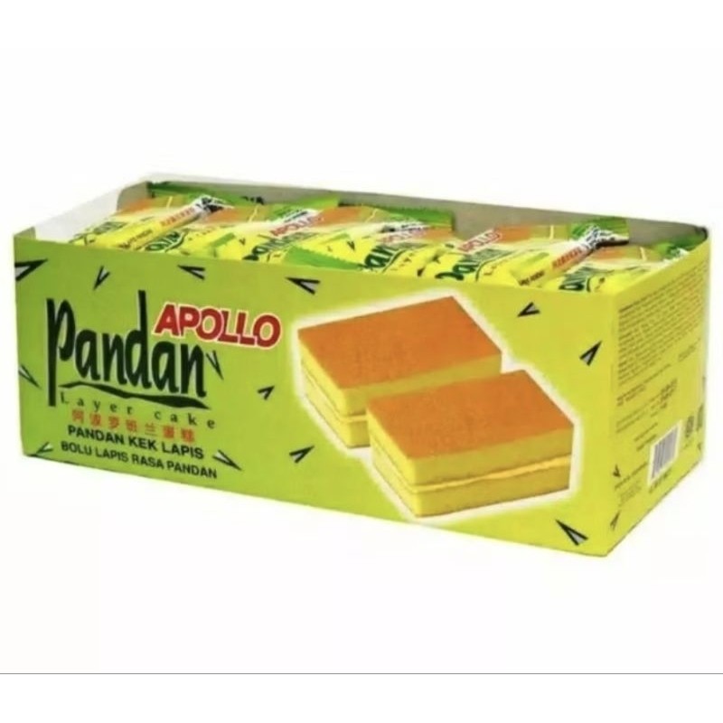 

Apollo layer cake pandan isi 24 pcs