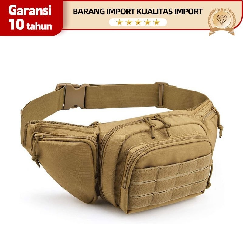 Tas Sabuk Pria Tas Sabuk Militer Waistbag Slingbag Tas Selempang Pinggang 2095