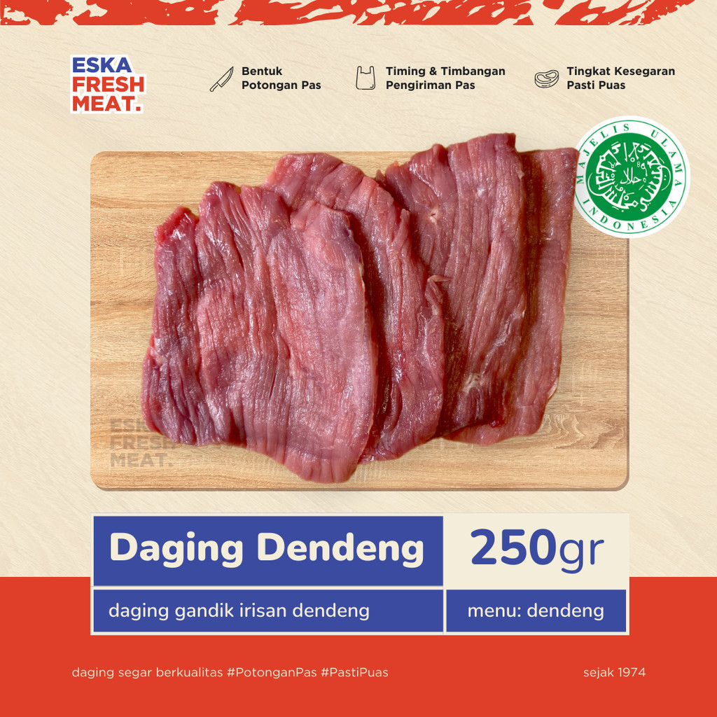 

Daging Sapi Lokal Segar DENDENG - 1000gr