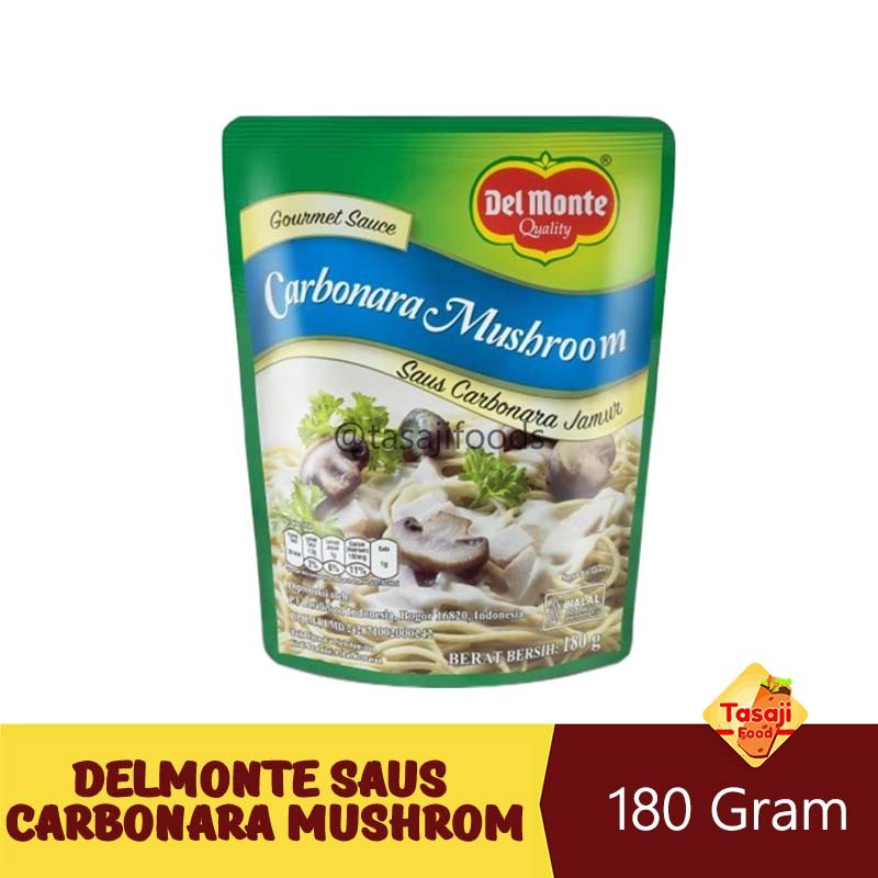 

Delmonte Saus Carbonara Mushroom 180gr Gourmet Sauce