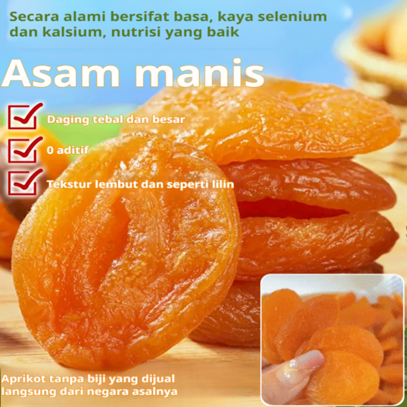 

【COD+Kirim Dalam 24 Jam】[Stok Tersedia] Aprikot Merah Kering/Tanpa Bahan Tambahan Dan Aprikot Merah Kering Tanpa Biji /Aprikot Merah Kering Tanpa Biji 250g/100g/Aprikot/Manis/Organik Aprikot Merah Kering