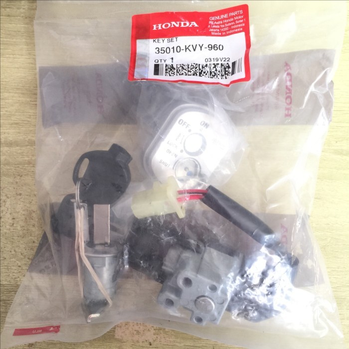 Kunci Kontak Key Set BEAT Karbu ORI AHM 35010KVY960 BERKUALITAS
