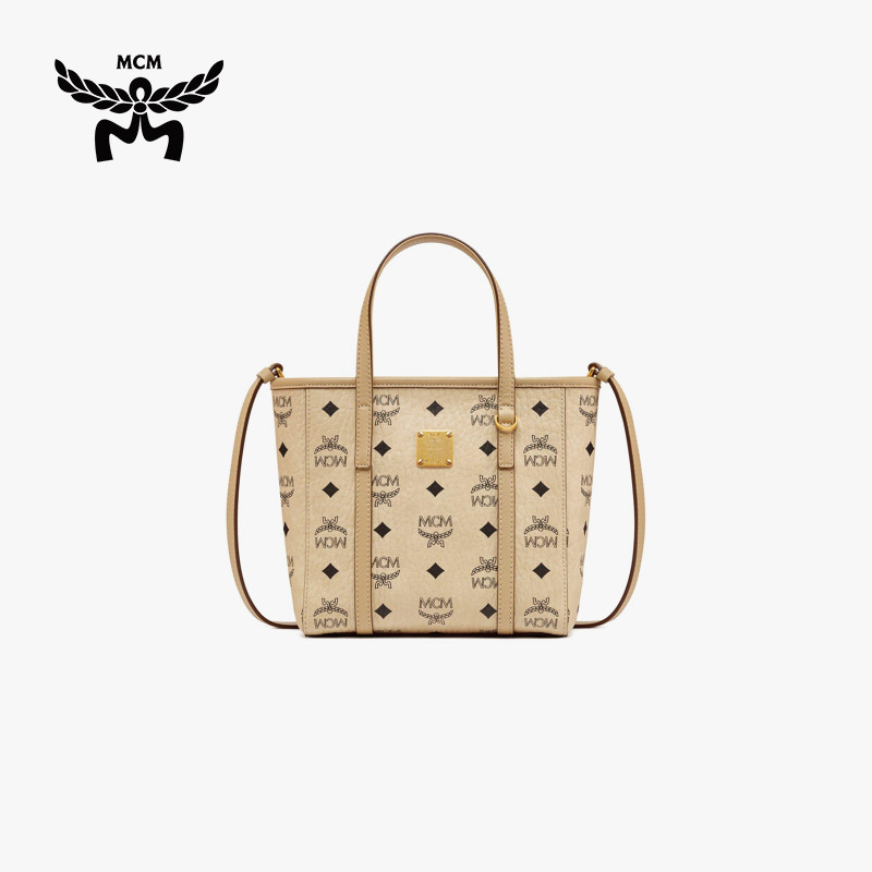 [Limited time discount] MCM TONI mini handbag crossbody bag basket tote bag commuter