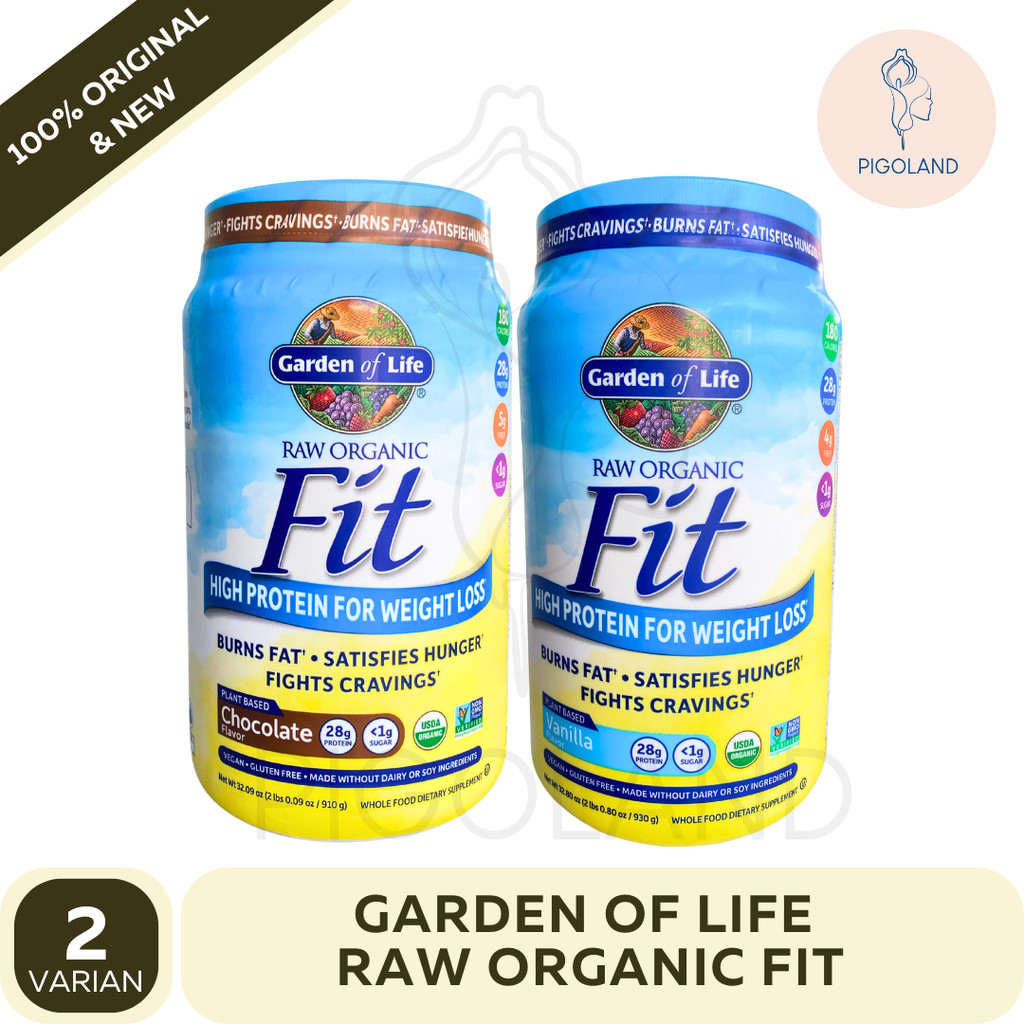

Garden of Life Raw Organic Fit Chocolate Vanilla ORI USA Susu Diet