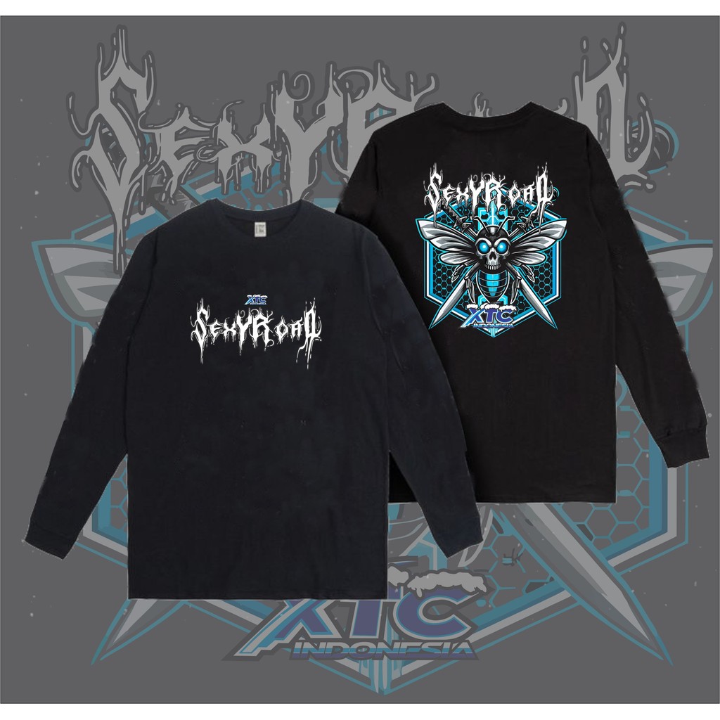 kaos xtc sexy road lengan panjang 24s bahan 17