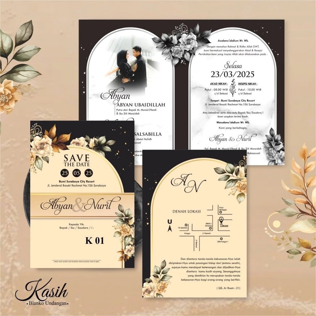 CETAK UNDANGAN PERNIKAHAN MURAH/CETAK KARTU UNDANGAN NIKAH/KARTU UNDANGAN/WEDDING INVITATION CARD UN