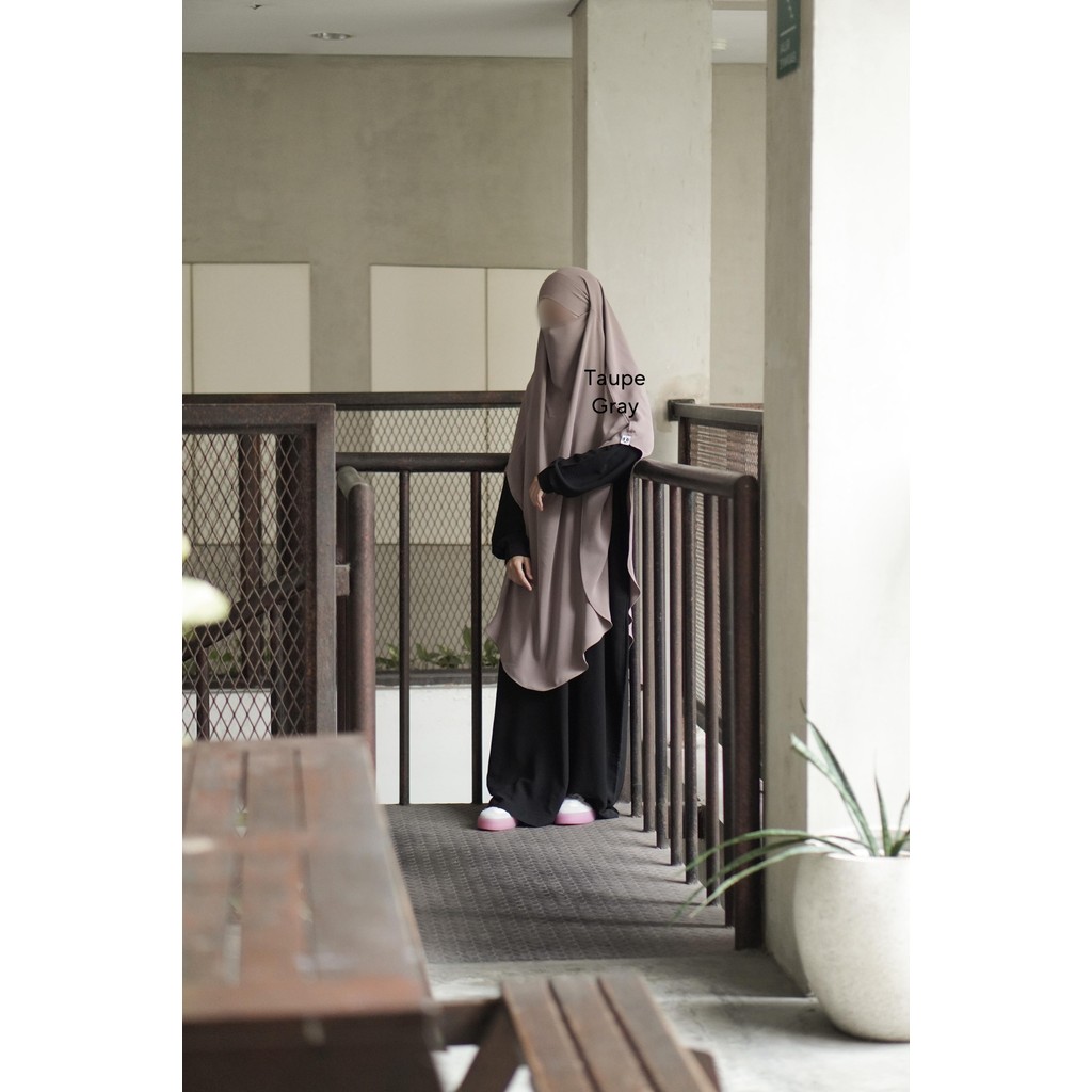 UMMAIRA ABAYA - French Khimar YAS 1, French Khimar anti UV untuk safar, umroh adem dan lembut