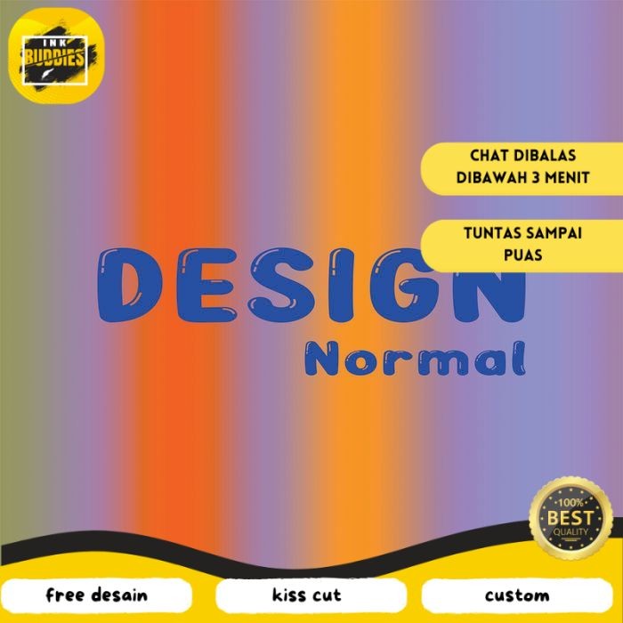 INB  Print Jasa Desain Sticker Logo Stiker Kemasan Makanan Botol Minuman 2X REVISI