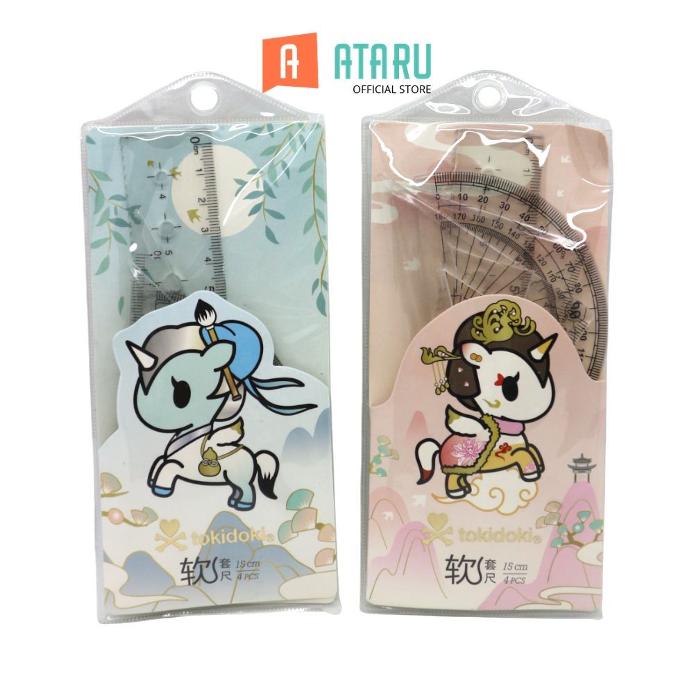 

Ataru Set 4 Pcs Penggaris Random Ruler Alat Pengukur Peralatan Tulis Sekolah Dan Kantor
