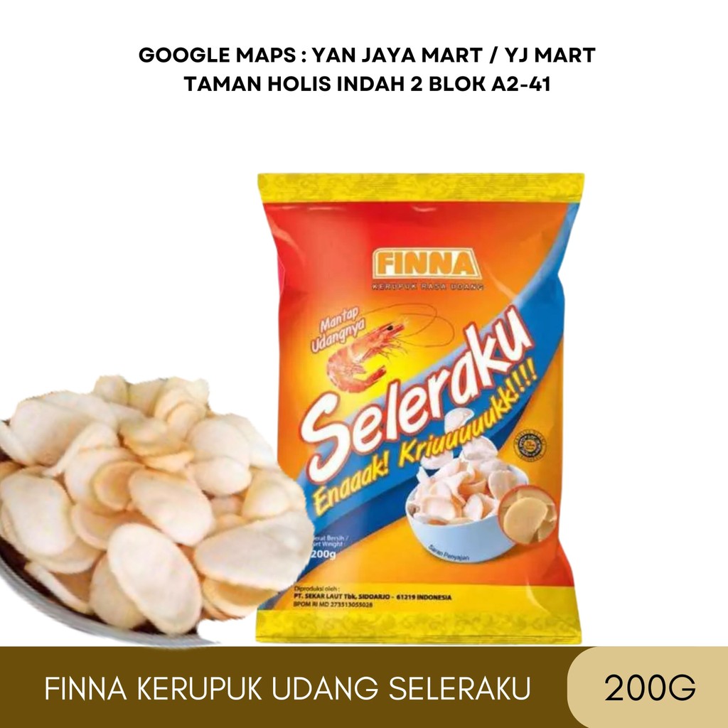 

FINNA KERUPUK SELERAKU UDANG 200GR