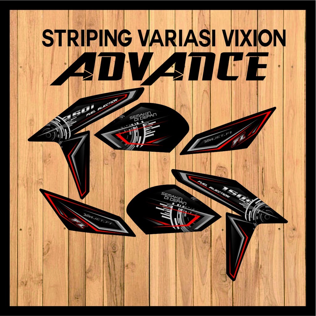 STRIPING VARIASI MOTOR VIXION ADVANACE VARIASI STICKER MOTOR VIXION