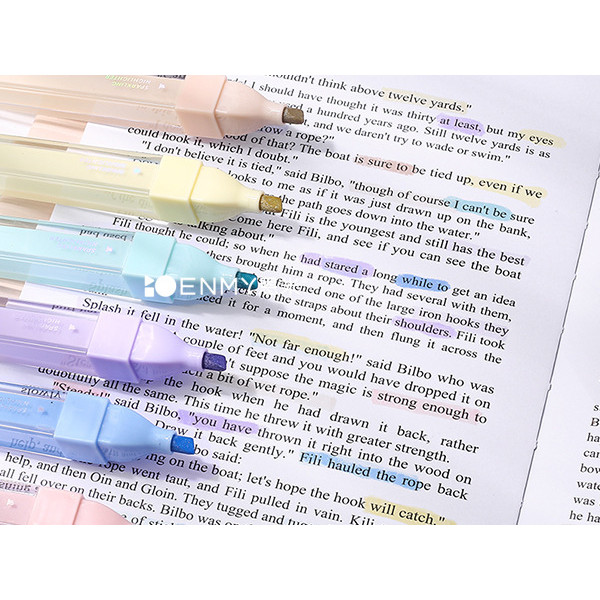 

D3W! ENMY Highlighter Pen Set Lucu Journal Marker Pen Alat Tulis 10pcs/set
