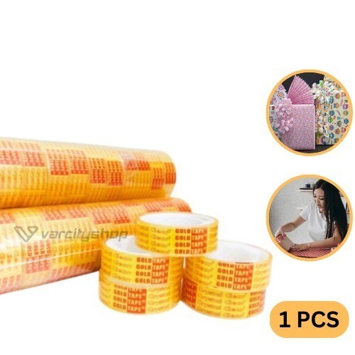 

Solasi Kado Selotip Isolasi Bening Kecil Tape 12mm 3 Yard