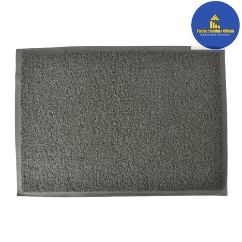 BEST QUALITY Keset Lantai Besar/Keset Pintu Teras Lobby Ukuran 80x130cm_Abu