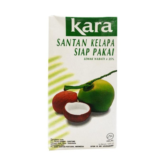 

santan instan kara 1 liter