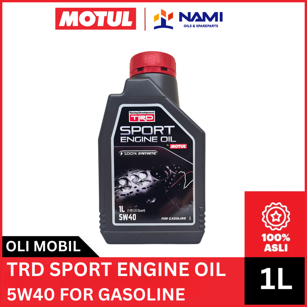 *MOTUL TRD GASOLINE (1L)* Oli Mesin Mobil Bensin - Original